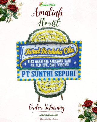 Papan Bunga Duka di Tanjungsiang