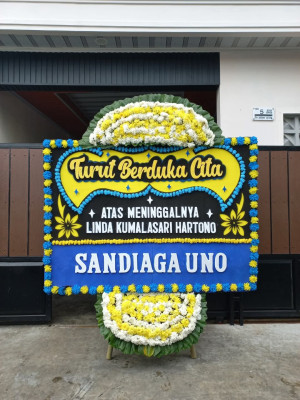 Papan Bunga Duka di Tanjungsiang
